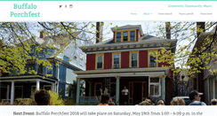 Desktop Screenshot of buffaloporchfest.org